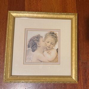Gold Framed Angelic Wall Art